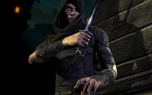 Thief Behind The Wall Wallpaper