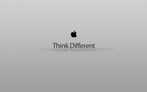 Think Different, Apple, Black, Gray, Hd Wallpaper Wallpaper