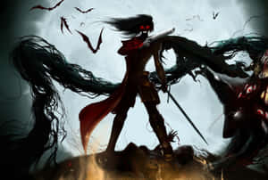 This Cool Anime Character Is Ready For An Adventure! Wallpaper