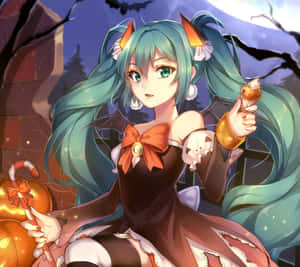 This Halloween, Become The Scariest Anime Girl. Wallpaper