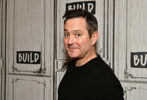 Thomas Lennon In A Casual Yet Charming Look Wallpaper