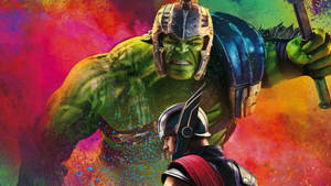 Thor Hulk In Thor Ragnarok 4k Wallpaper