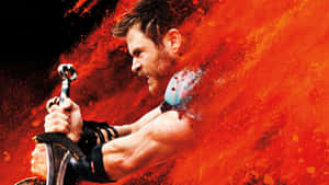 Thor Is Ready For Battle In Thor: Ragnarok Wallpaper