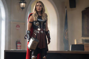 Thor Love And Thunder Confused Jane Wallpaper