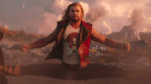Thor Love And Thunder Epic Split Wallpaper