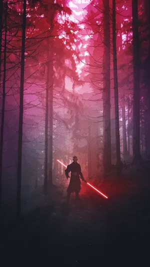 Thor Stormbreaker With Ebony Blade Wallpaper