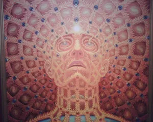 Thought Provoking Artistry Of Alex Grey Wallpaper