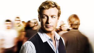Thoughtful Patrick Jane From The Mentalist Wallpaper