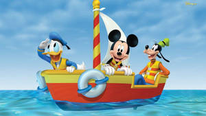 Three Musketeers Mickey Mouse Hd Wallpaper