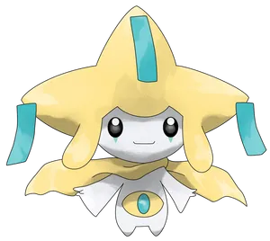 Three-point Star Pokémon Jirachi Wallpaper