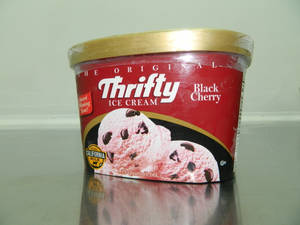 Thrifty Black Cherry Ice Cream Wallpaper