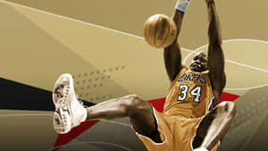 Thrilling Action In Nba 2k - Virtual Basketball At Its Best Wallpaper