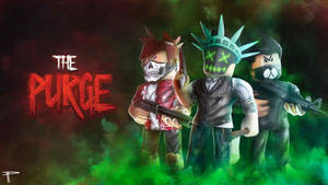 Thrilling Adventure In Cool Roblox The Purge Wallpaper