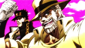 Thrilling Adventure With Joseph Joestar Wallpaper