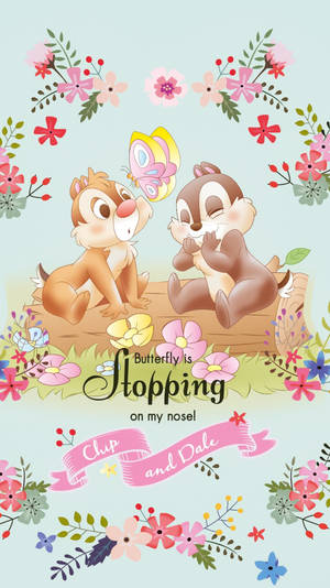 Thrilling Moments Of Chip N Dale Wallpaper