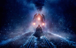 Thrilling Scene From Murder On The Orient Express Wallpaper