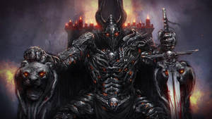 Throne Of Black Devil Hd Wallpaper