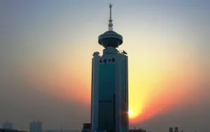 Tianjin Tower Sunrise Wallpaper