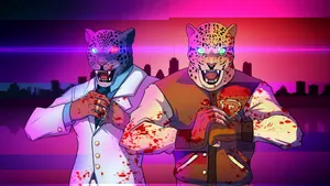 Tiger Fists Of Fury Hotline Miami Wallpaper