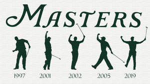 Tiger Woods Masters Victories Wallpaper