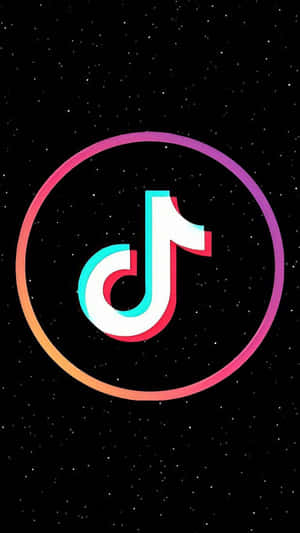 Tiktok Aesthetics Logo Wallpaper
