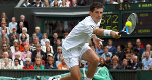 Tim Henman Playing Tennis Wallpaper