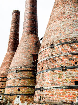 Time-stood-still Display Of Authentic Lime Kilns At Zuiderzeemuseum Wallpaper