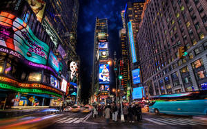 Times Square City Lights Wallpaper