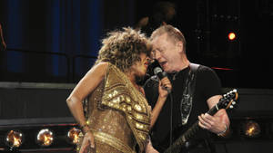 Tina Turner John Miles Performance Wallpaper