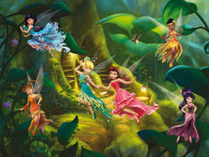 Tinkerbell Fairy And Friends Wallpaper