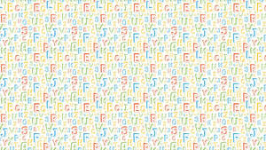 Tiny Letters In The Alphabet Wallpaper