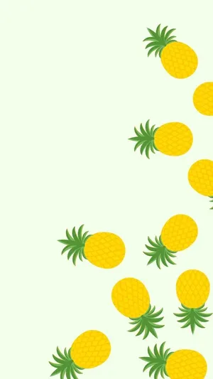 Tiny Pineapples For Instagram Stories Wallpaper