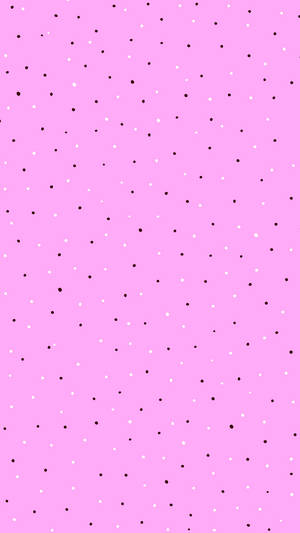 Tiny Polka Dots On Lilac Wallpaper