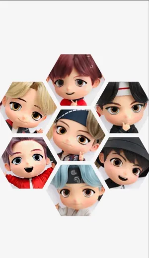 Tiny Tan Bts Pentagon Icons Wallpaper
