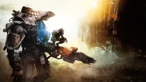 Titanfall 2 Pilot And Titan Wallpaper