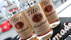 Titos Vodka American Brand Of Liquor Wallpaper