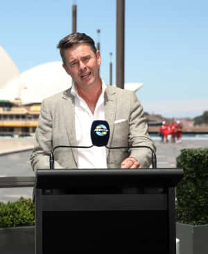 Todd Woodbridge Speaking Near Sydney Wallpaper