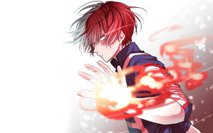 Todoroki Cute Flares Wallpaper