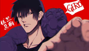 Toji Fushiguro In Action - Jujutsu Kaisen's Powerful Fighter Wallpaper