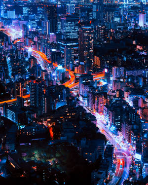 Cyberpunk City Abstract Wallpapers - Cool City Wallpaper iPhone