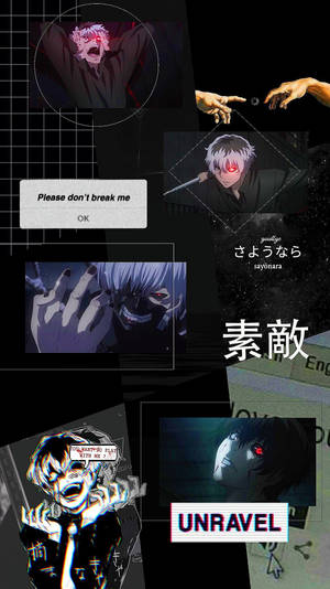 Tokyo Ghoul Aesthetic With Terrifying Ken Wallpaper