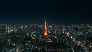 Tokyo Tower City Lights Wallpaper