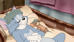 Tom And Jerry Cute Sick Wallpaper