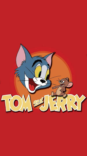 Tom And Jerry Cute Title Wallpaper