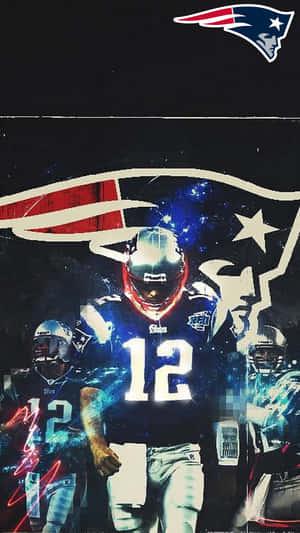 Tom Brady Is The Greatest Of All Time (goat) Wallpaper