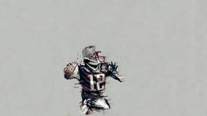 Tom Brady Patriots Abstract Art Hd Wallpaper