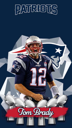 Tom Brady: The Greatest Of All Time (goat) Wallpaper