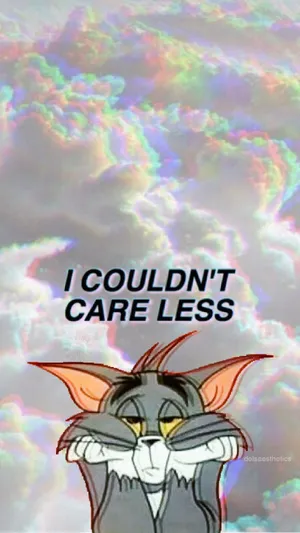 Tom Cat Couldn't Care Less Wallpaper