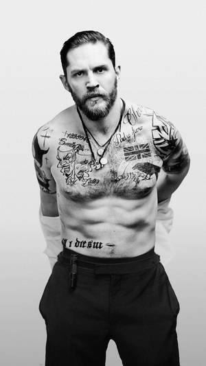 Tom Hardy Full Of Tattoo Wallpaper