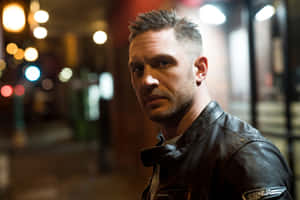 Tom Hardy Leather Jacket Wallpaper